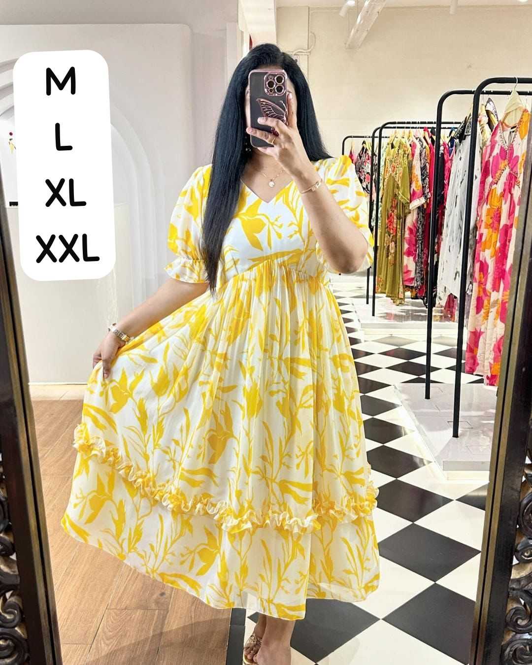 YNF Wholesale Reyon Cotton Casual Dresses KESH502 107 | Surat Manufacturer