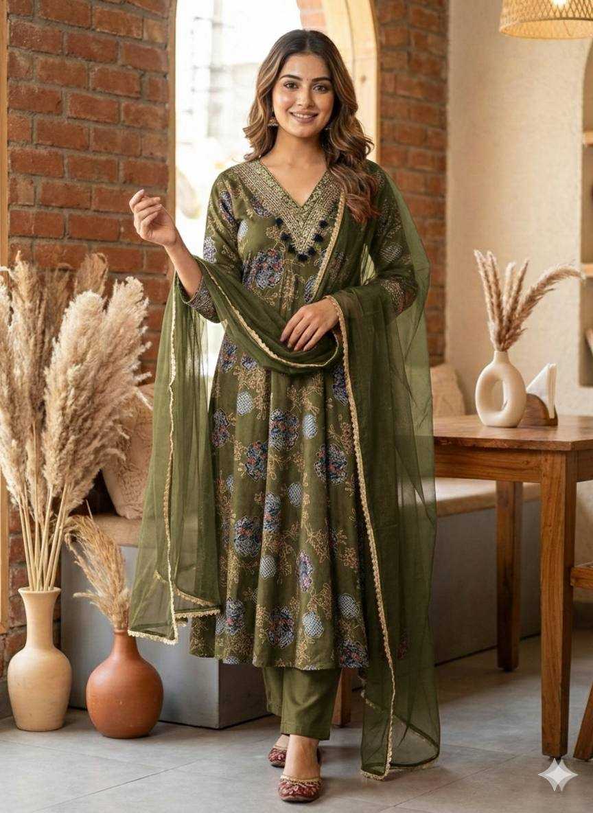 YNF Wholesale Satin Printed Suits KESH501 anarkali | Surat Manufacturer