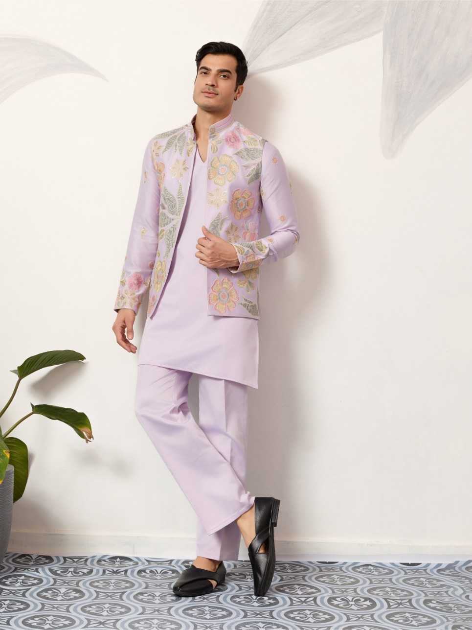 YNF Wholesale Satin Silk Mens Kurta Pyjama RIN202 SHUBHKALA VIRAASAT 21041 | Surat Manufacturer