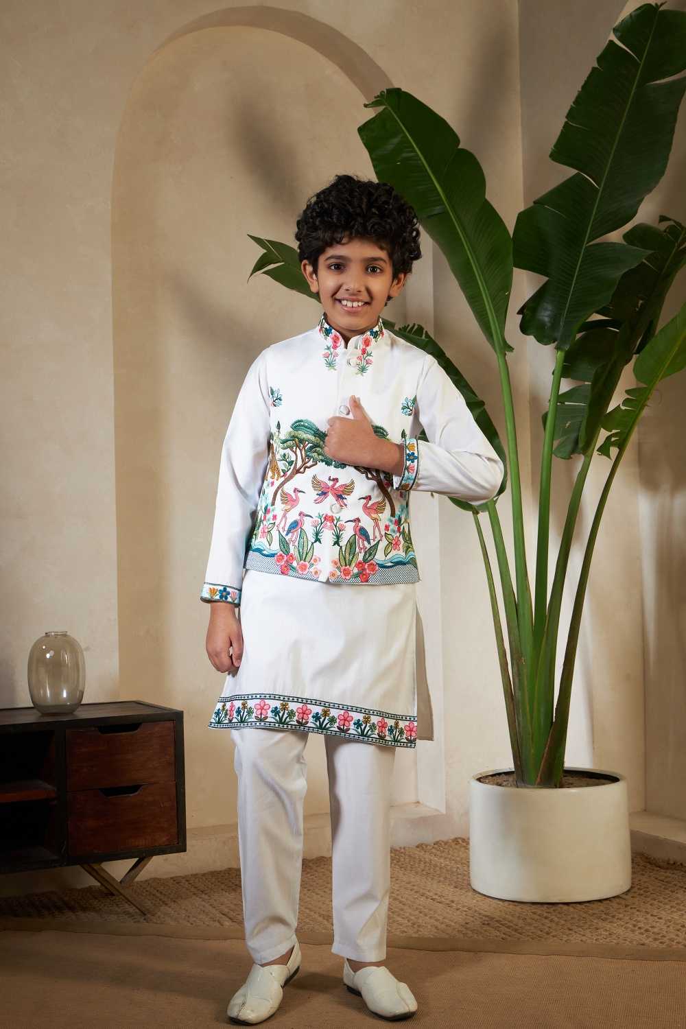 YNF Wholesale Silk Boys Kurta Pyjama RIN202 91061 ROYAL VANTARA | Surat Manufacturer