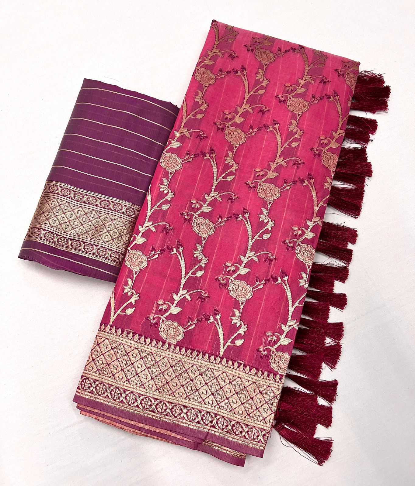 YNF Wholesale Soft Linen Jari Cotton Linen Sarees KESH592 allover zari | Surat Manufacturer