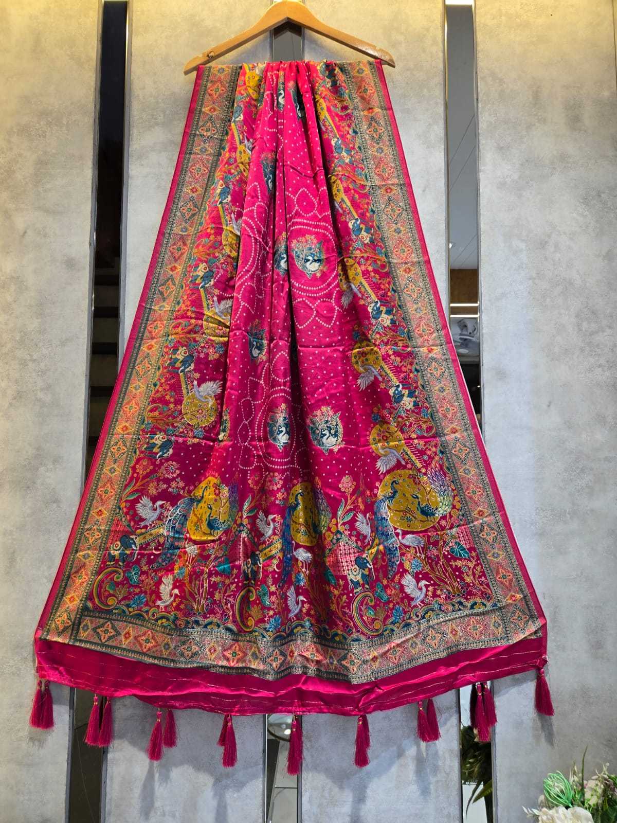 YNF Wholesale Tissue Silk Gajji Modal Dupattas KESH580 modal silk | Surat Manufacturer
