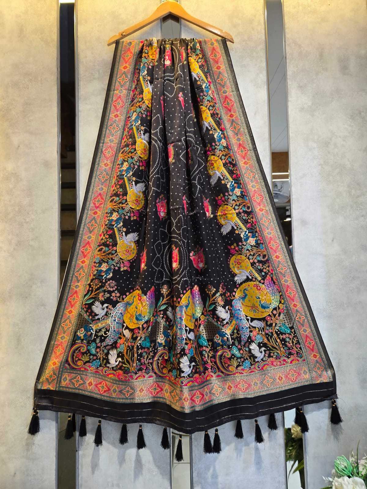YNF Wholesale Tissue Silk Gajji Modal Dupattas KESH580 modal silk | Surat Manufacturer