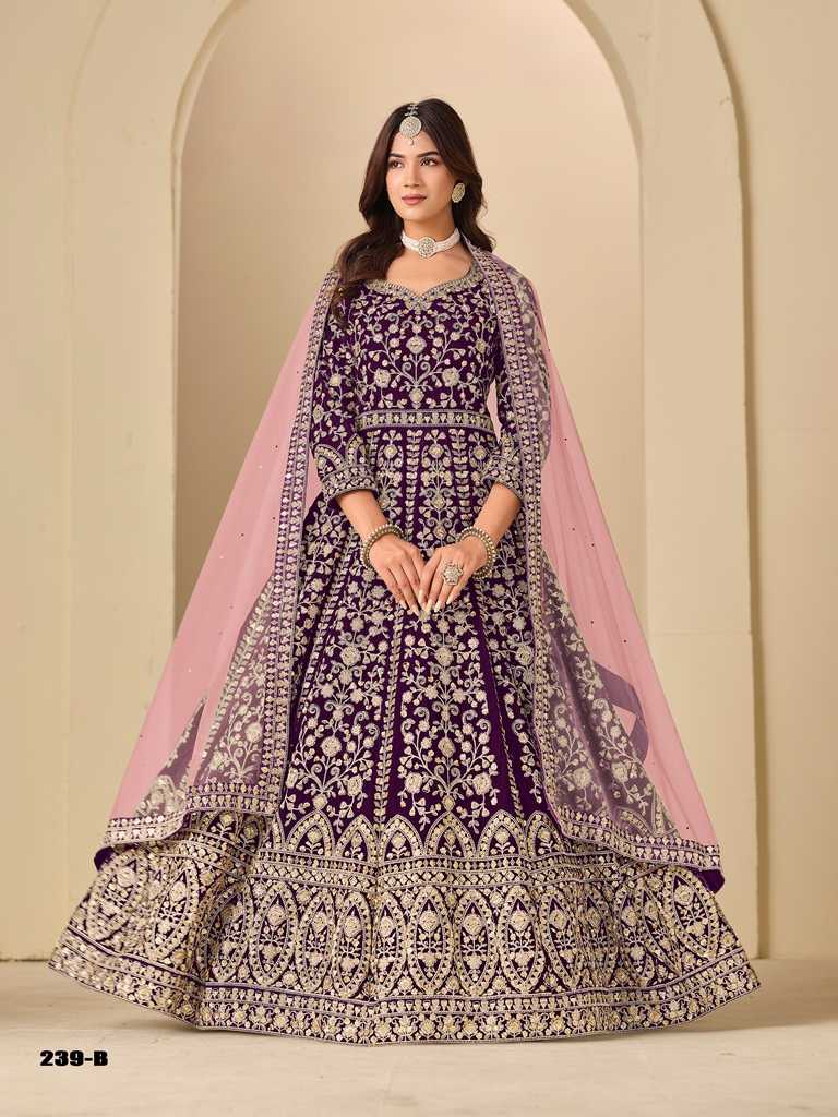 YNF Wholesale Velvet Designer Lehenga KESH481 AANAYA VOL 239 | Surat Manufacturer