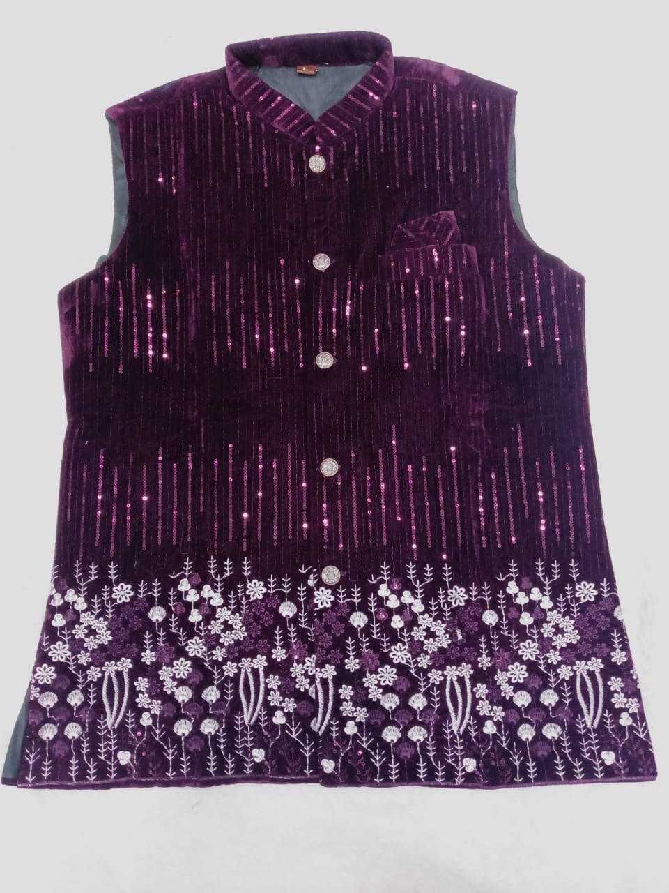 YNF Wholesale Velvet Mens Ethnic Jackets KESH650 Velvet Vol 3 | Surat Manufacturer