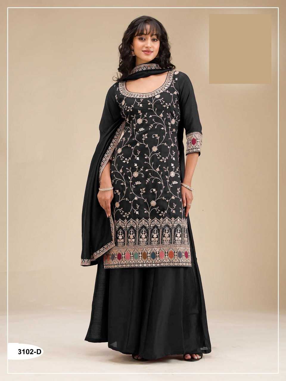 YNF Wholesale Vichitra Silk Embroidery Suits KESH704 OS 3102 | Surat Manufacturer