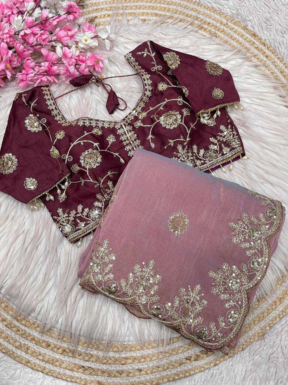 YNF Wholesale Vichitra Silk Festive Sarees RIN230 660 | Surat Manufacturer