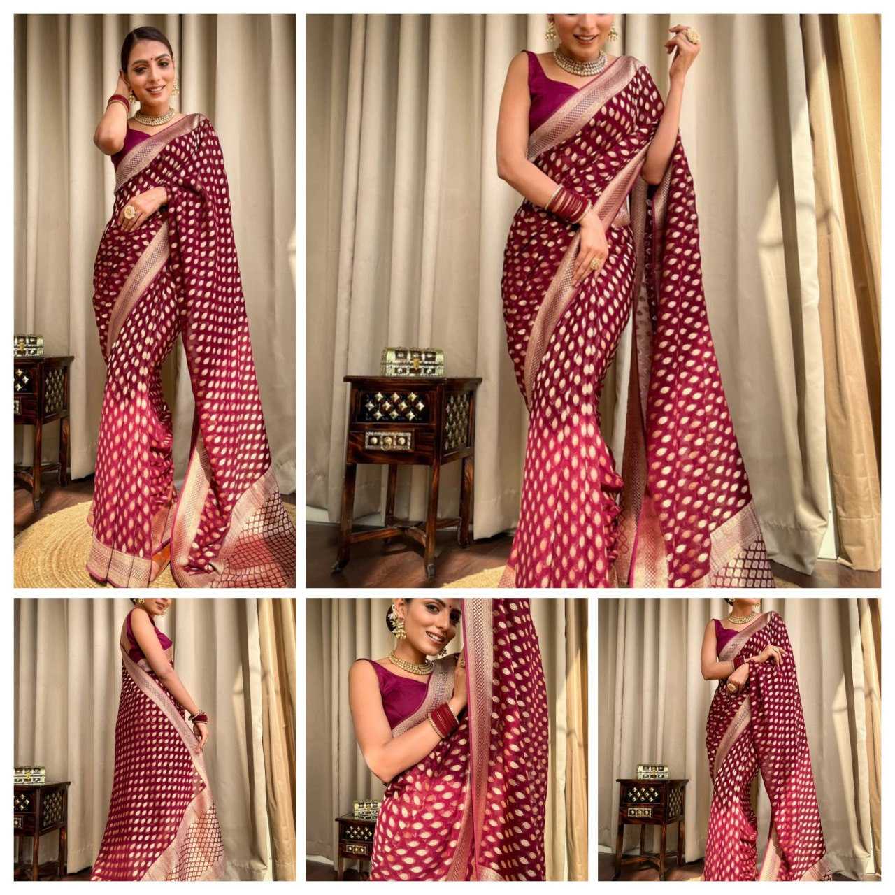 YNF Wholesale Banarasi Soft Silk Branded Sarees RIN132 113 | Surat Manufacturer