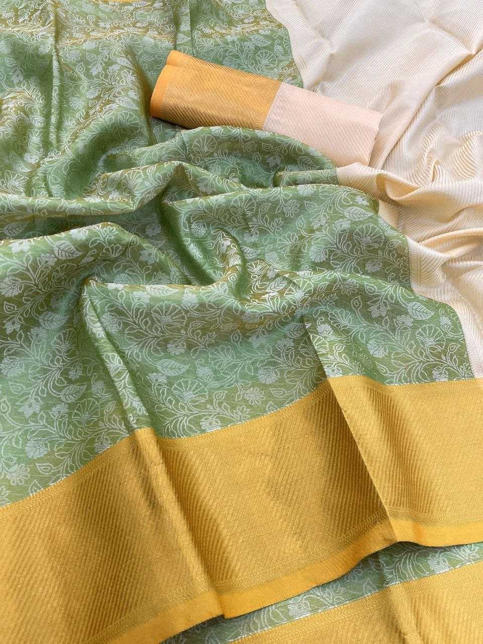 YNF Wholesale Banarasi Warm silk Tissue Silk Saree RIN216 Snehzala | Surat Manufacturer