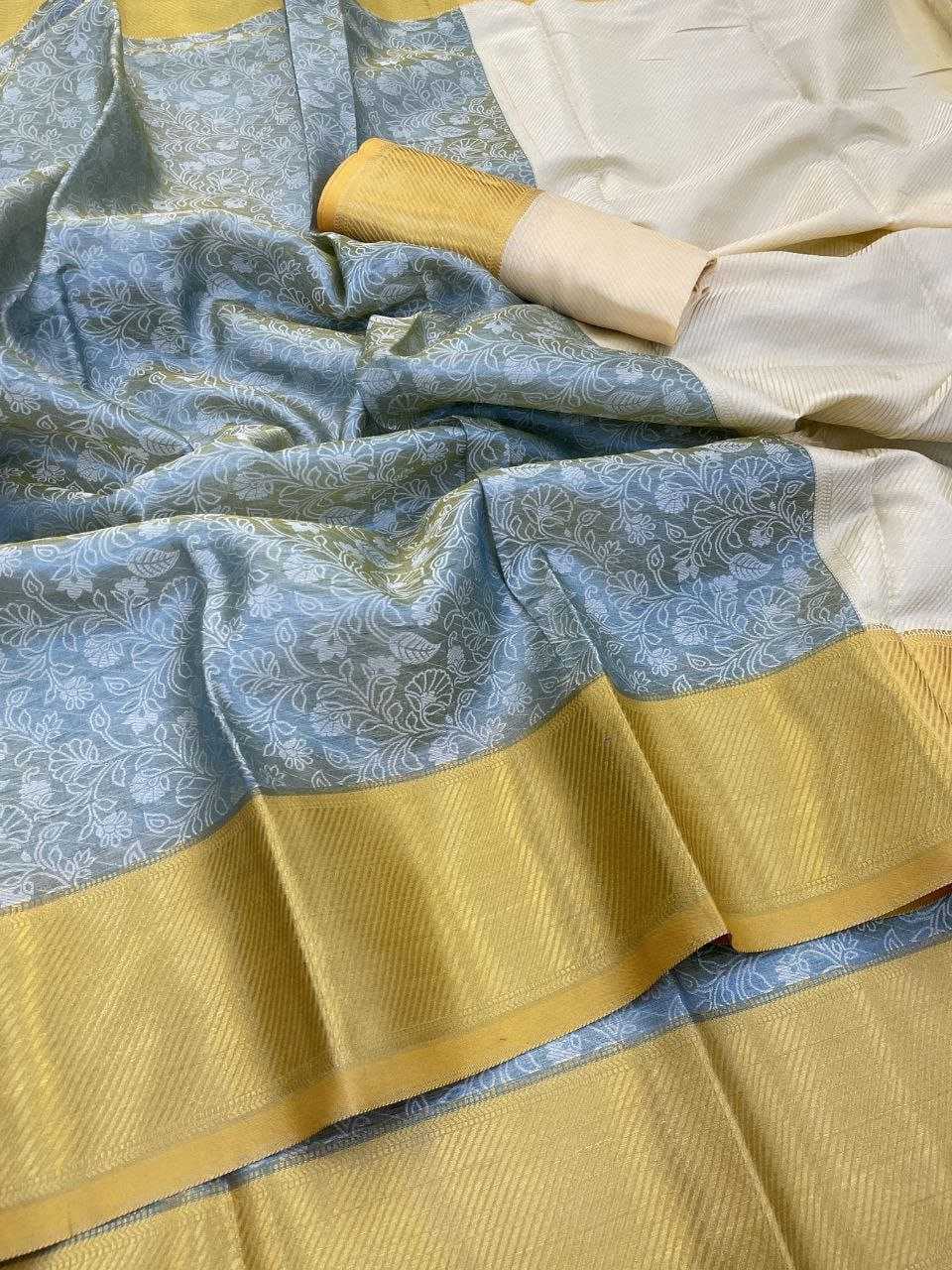 YNF Wholesale Banarasi Warm silk Tissue Silk Saree RIN216 Snehzala | Surat Manufacturer