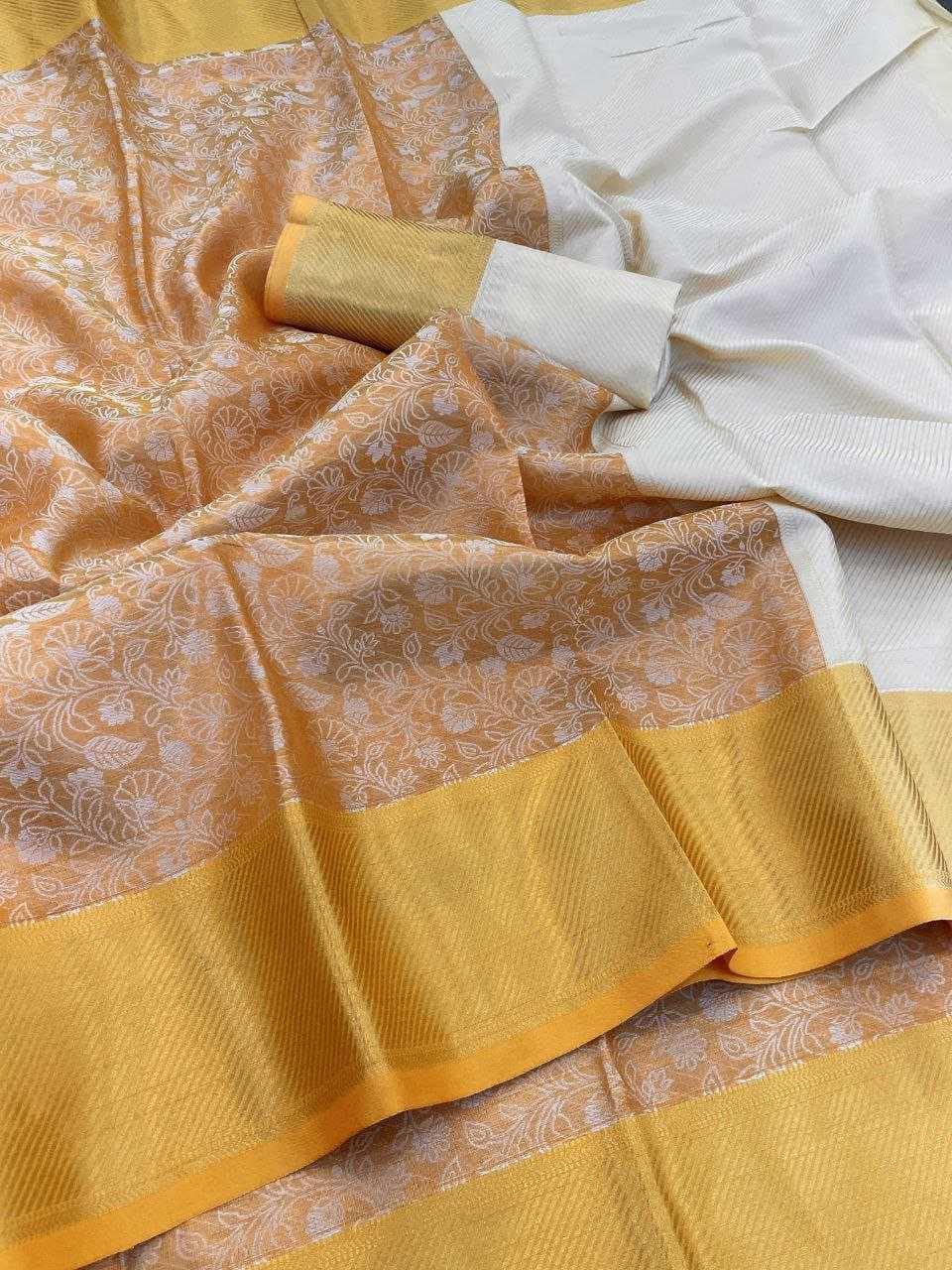 YNF Wholesale Banarasi Warm silk Tissue Silk Saree RIN216 Snehzala | Surat Manufacturer