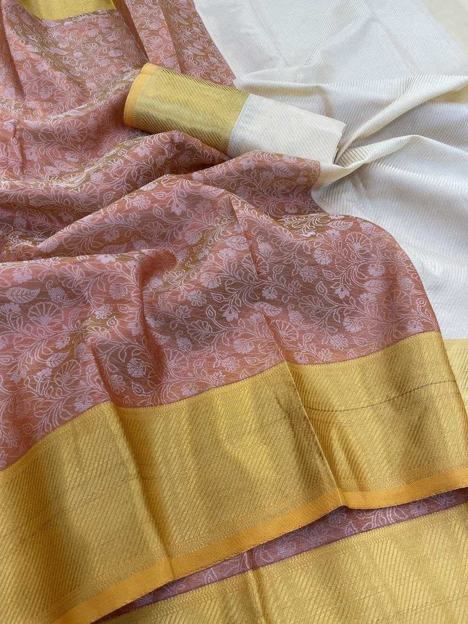 YNF Wholesale Banarasi Warm silk Tissue Silk Saree RIN216 Snehzala | Surat Manufacturer