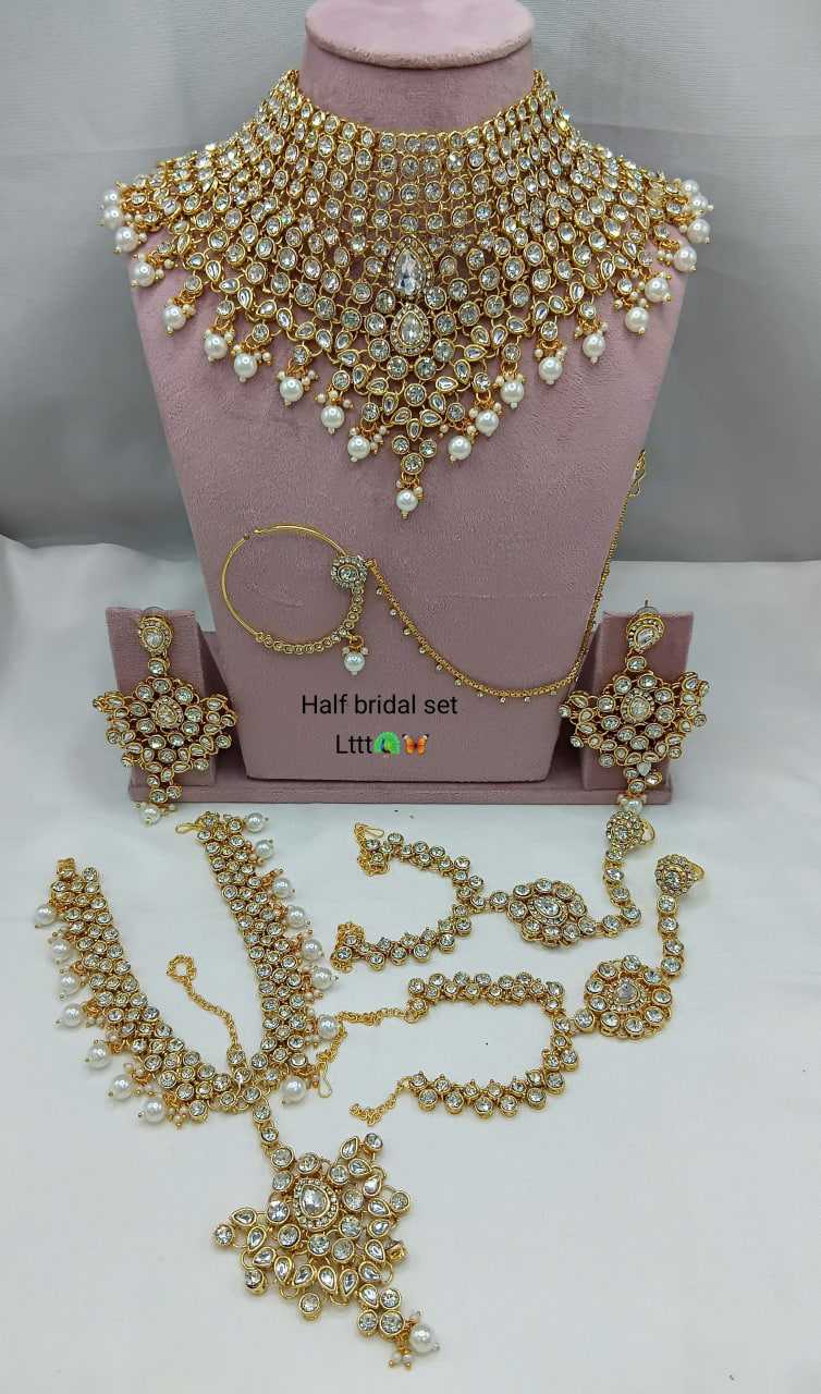 YNF Wholesale Brass Bridal Jewelry Sets KESH494 1 | Surat Manufacturer