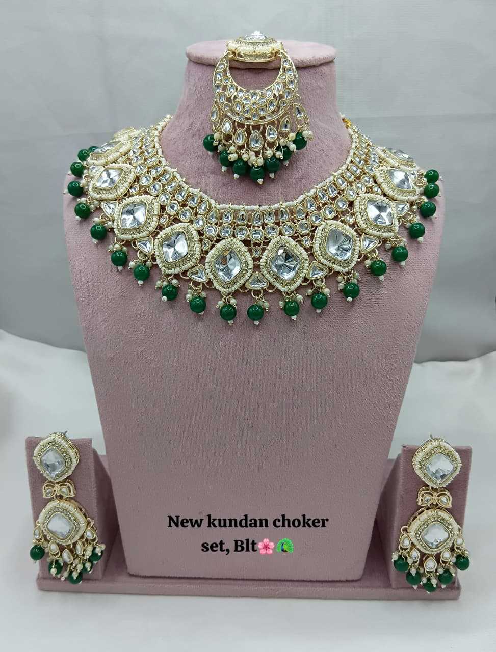 YNF Wholesale Brass Bridal Jewelry Sets KESH494 1 | Surat Manufacturer