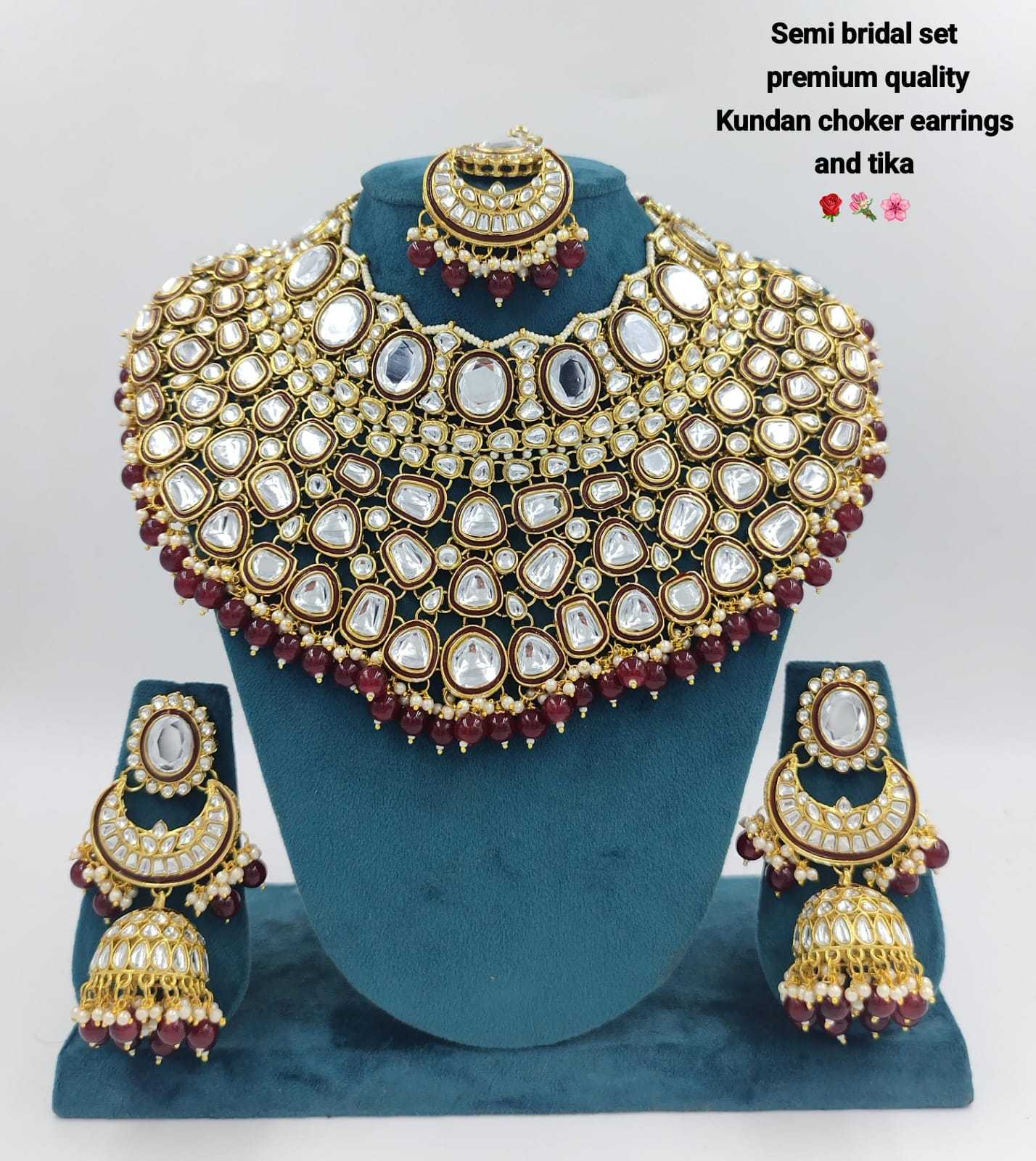 YNF Wholesale Brass Bridal Jewelry Sets KESH494 1 | Surat Manufacturer