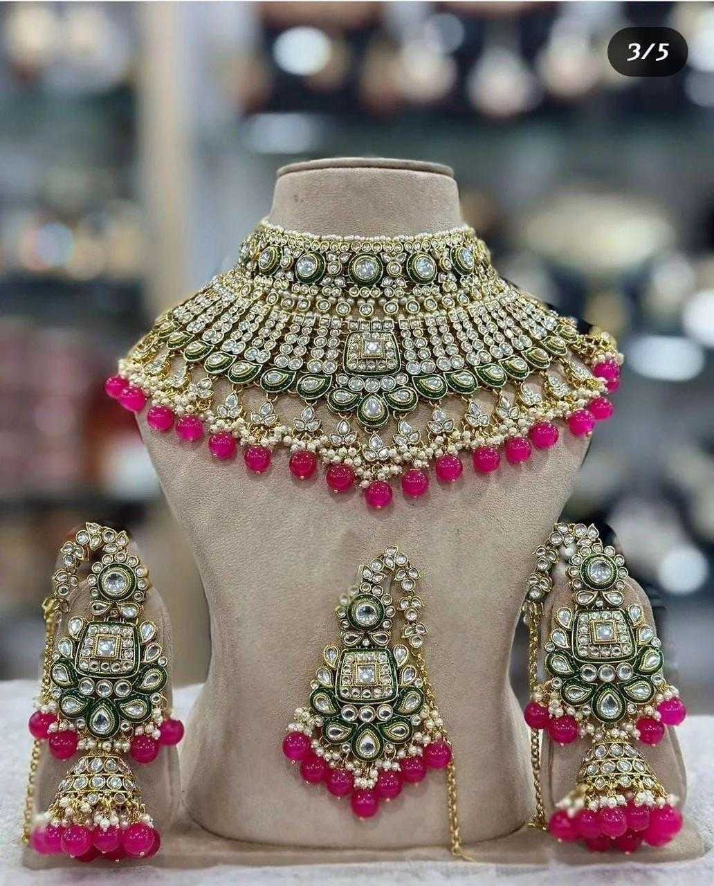 YNF Wholesale Brass Fancy Mala Necklaces KESH494 1 | Surat Manufacturer