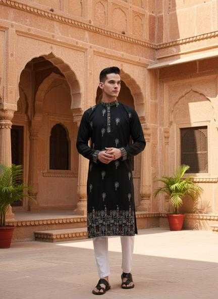 YNF Wholesale Cotton Mens Kurtas KESH659 Pushpa3 | Surat Manufacturer