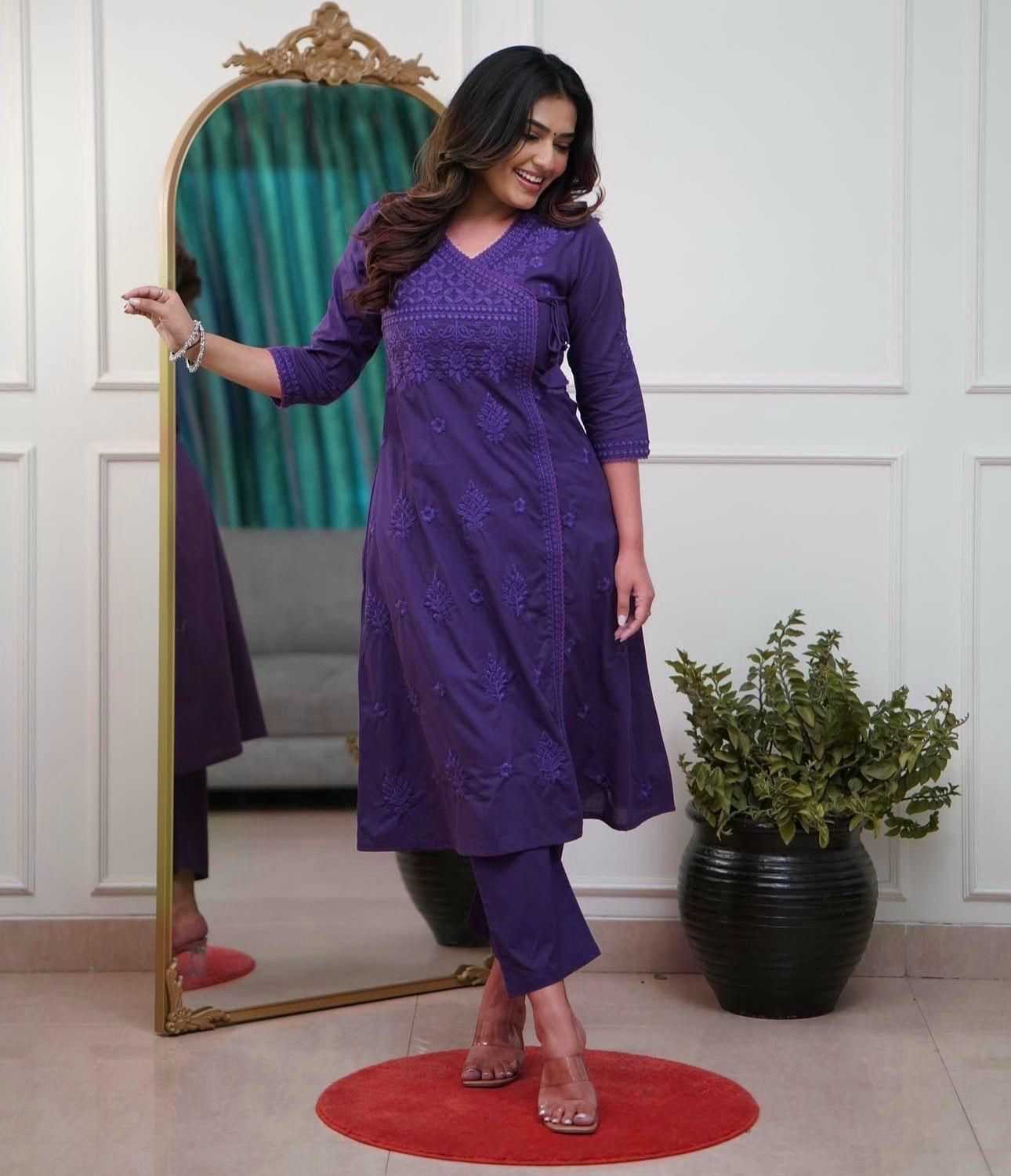 YNF Wholesale Cotton Casual Kurtis KESH684 chikankari | Surat Manufacturer