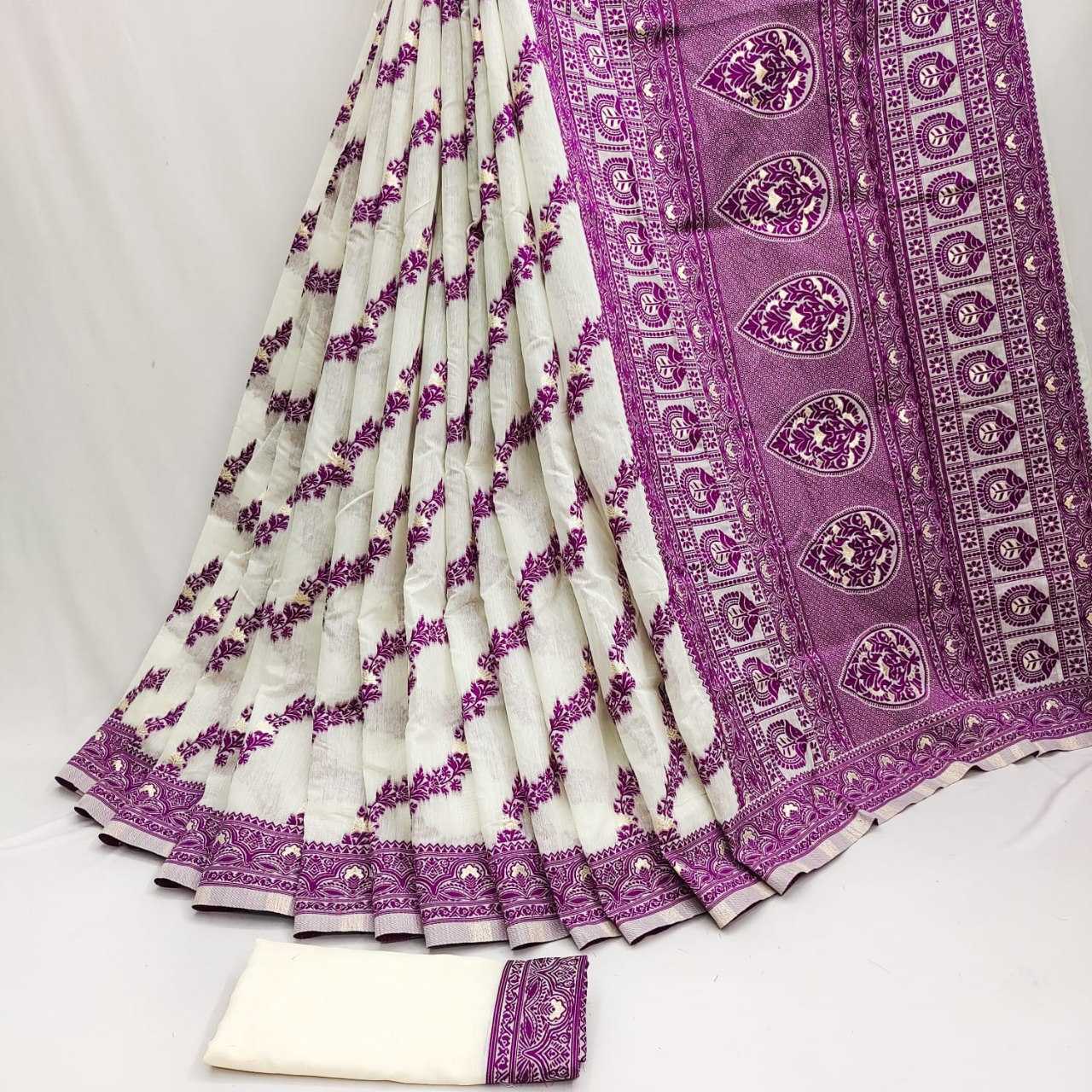 YNF Wholesale Cotton Jamdani Sarees KESH705 NARI | Surat Manufacturer