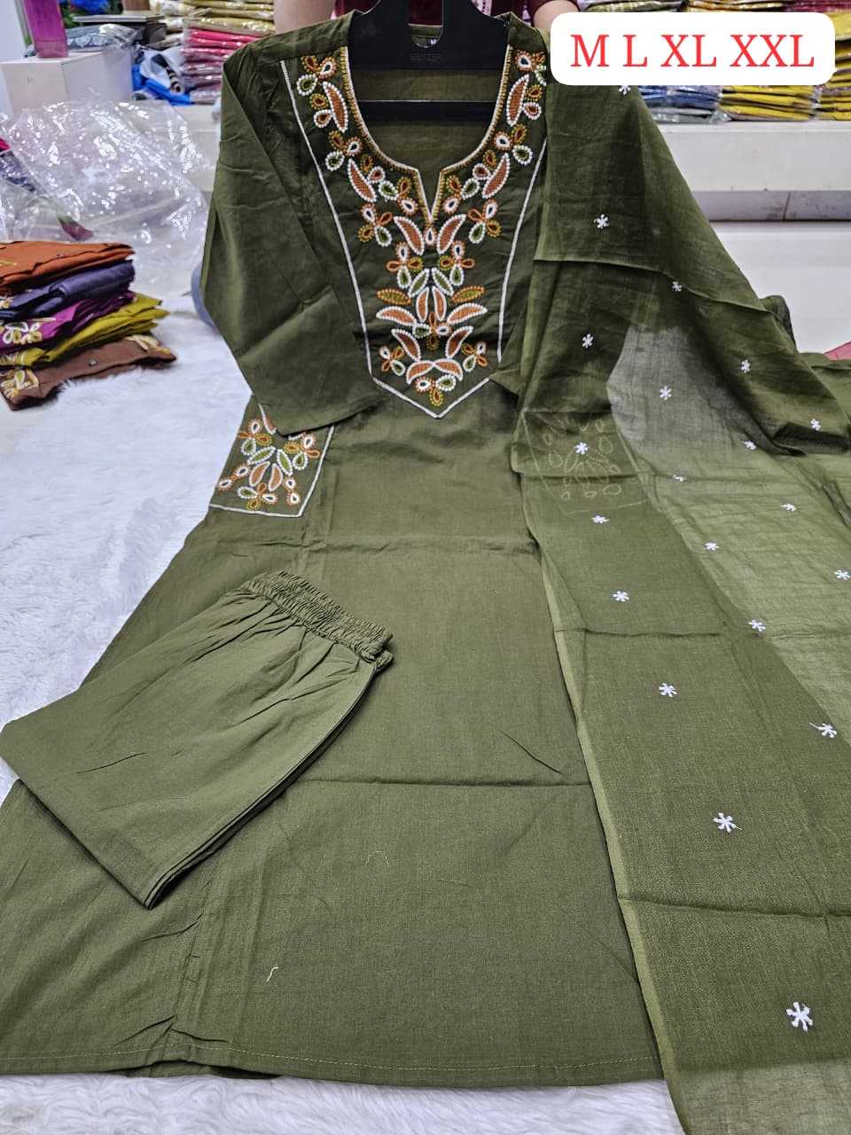 YNF Wholesale Cotton Embroidered Kurtis KESH720 Si | Surat Manufacturer