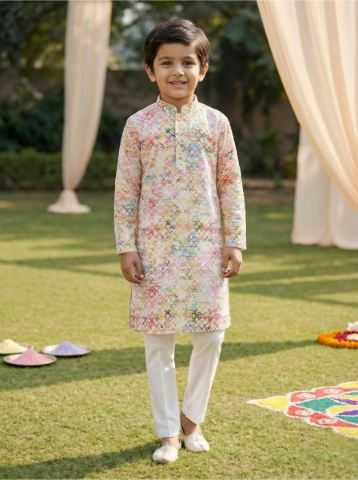 YNF Wholesale Cotton Boys Kurta Pyjama RIN223 Boys Kurta Pajama | Surat Manufacturer