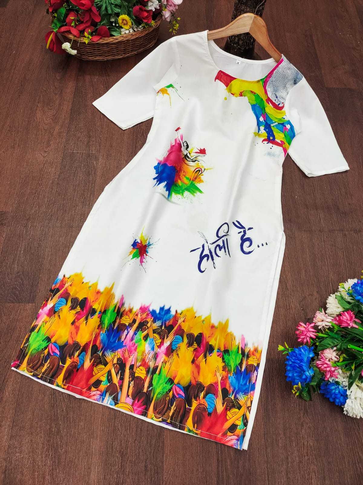 YNF Wholesale Crepe Festive Kurtis RIN235 129 | Surat Manufacturer