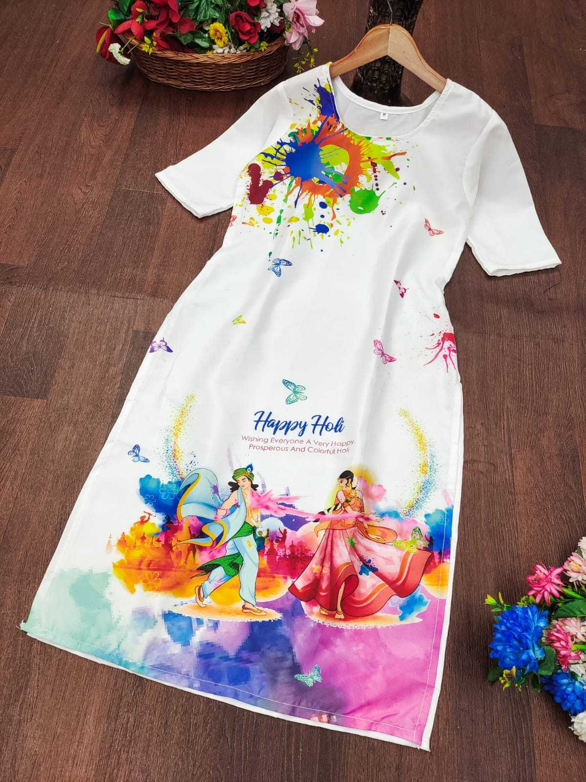 YNF Wholesale Crepe Festive Kurtis RIN235 129 | Surat Manufacturer
