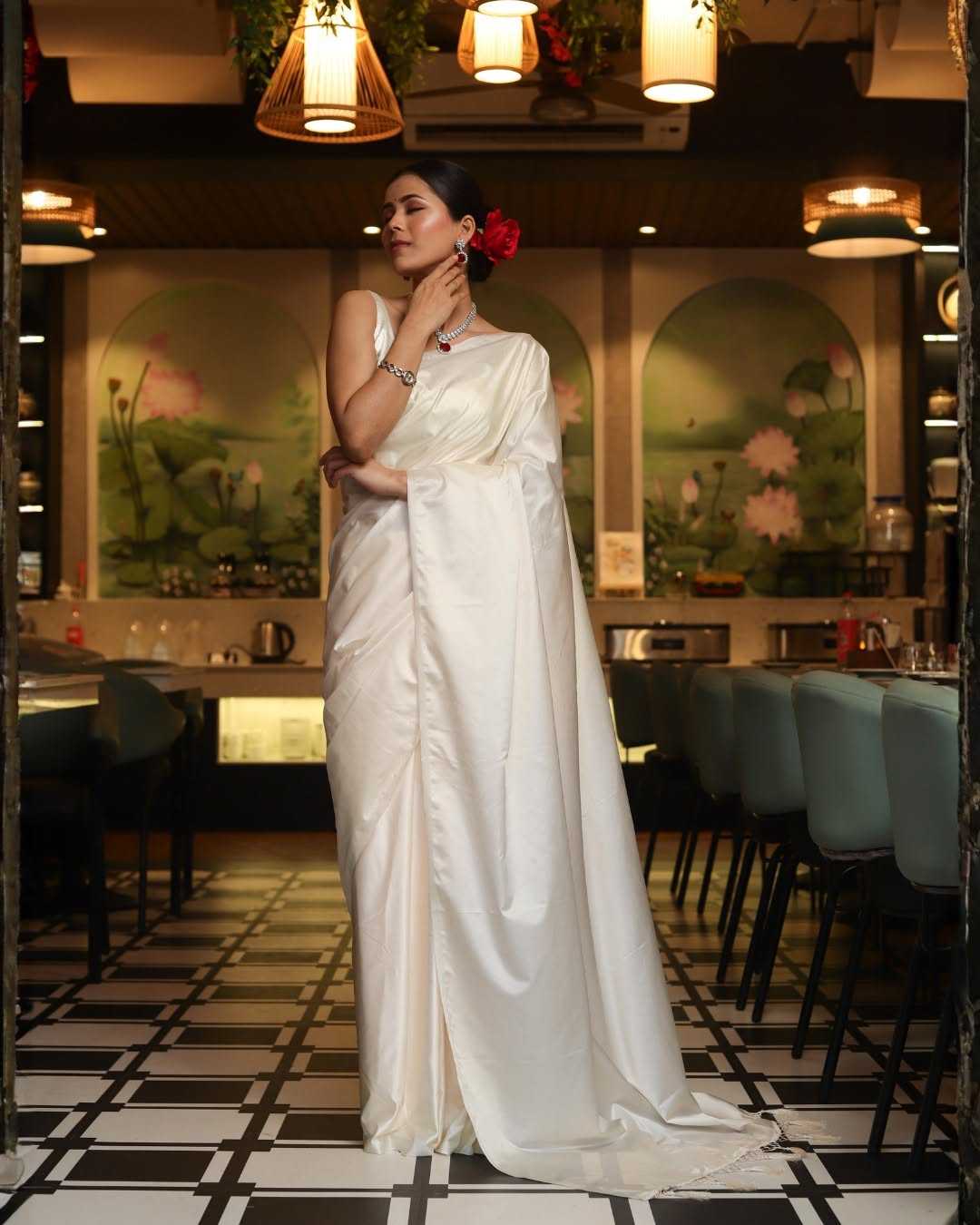YNF Wholesale Crepe Silk Party Wear Sarees KESH682 102 | Surat Manufacturer