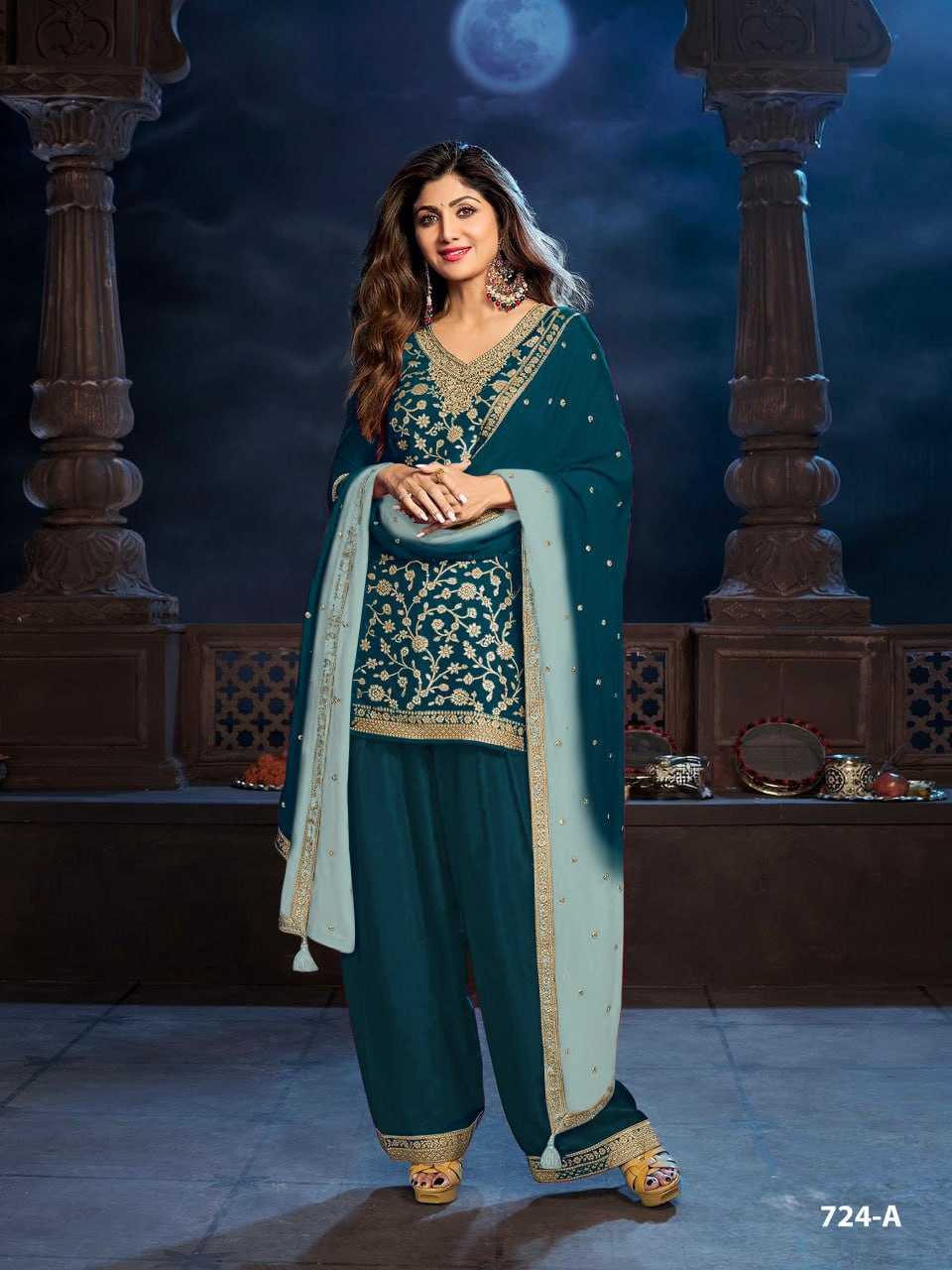 YNF Wholesale Dola Silk Pure Viscos Shilpa Shetty Collections KESH704 SITARAH 724 | Surat Manufacturer