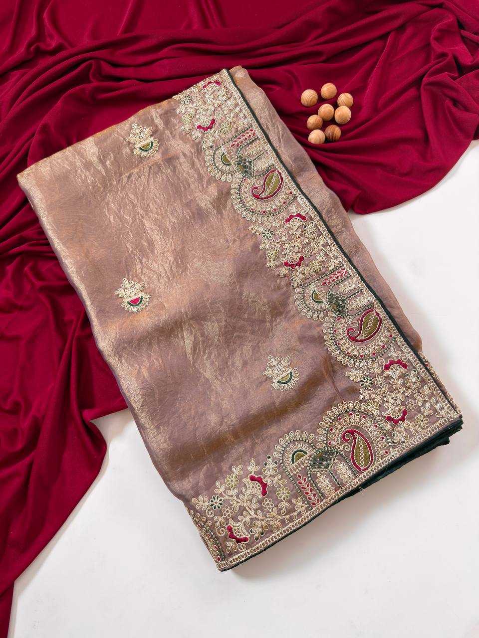 YNF Wholesale FENDY Embroidered Sarees KESH568 | Surat Manufacturer