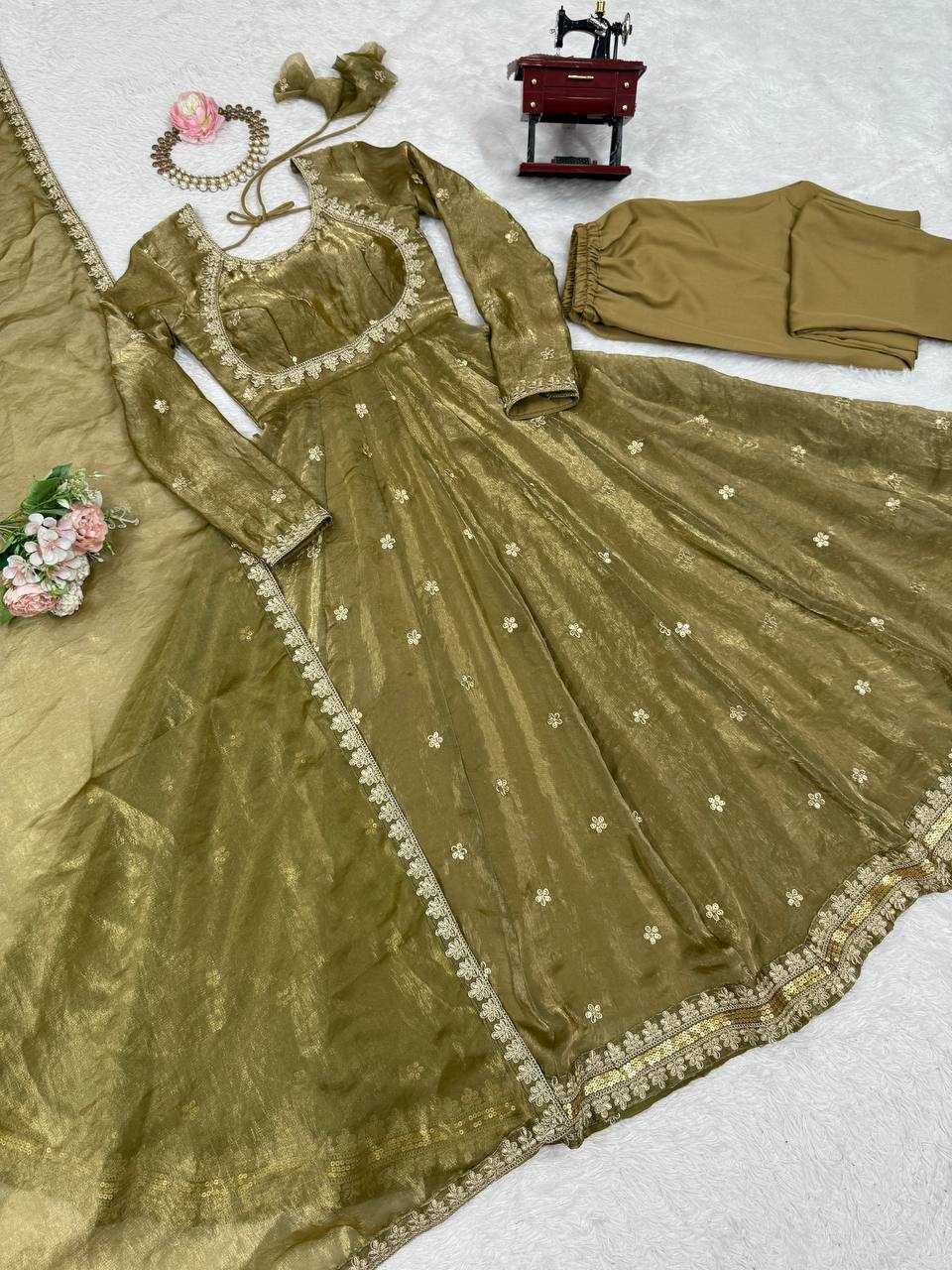 YNF Wholesale FENDY Silk Party Gowns RIN133 06 | Surat Manufacturer