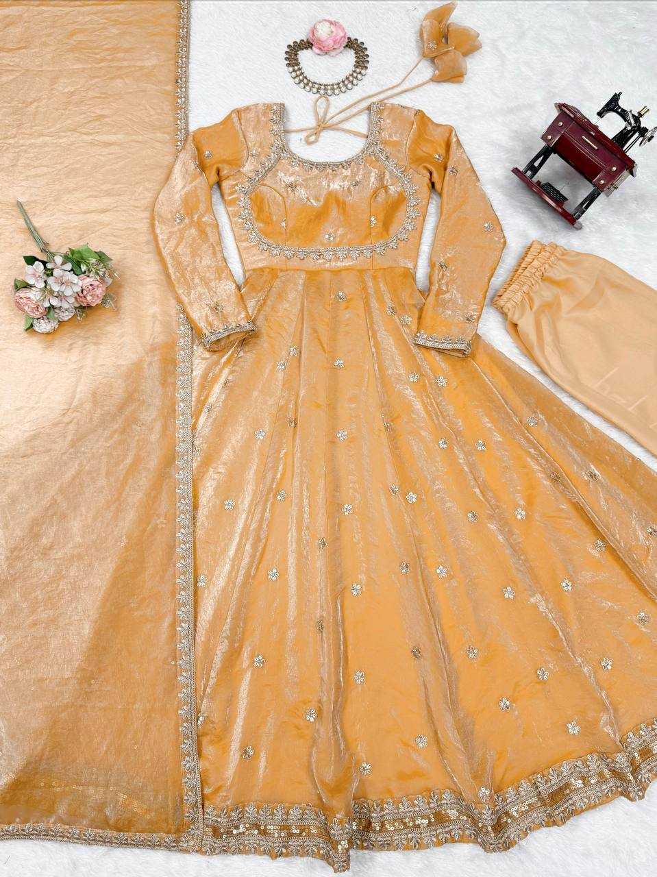 YNF Wholesale FENDY Silk Party Gowns RIN133 06 | Surat Manufacturer