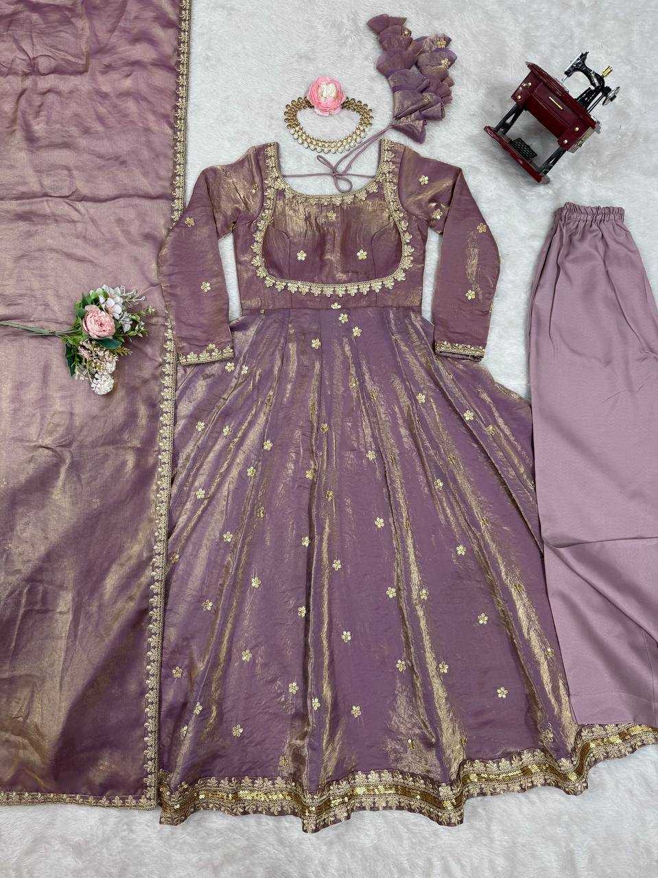 YNF Wholesale FENDY Silk Party Gowns RIN133 06 | Surat Manufacturer