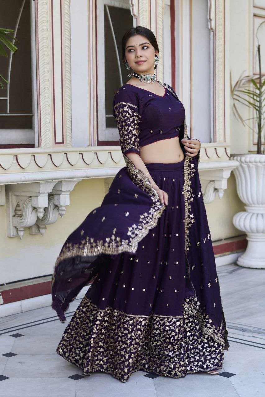 YNF Wholesale Georgette Embroidered Lehenga KESH511 PALKHI-2 | Surat Manufacturer