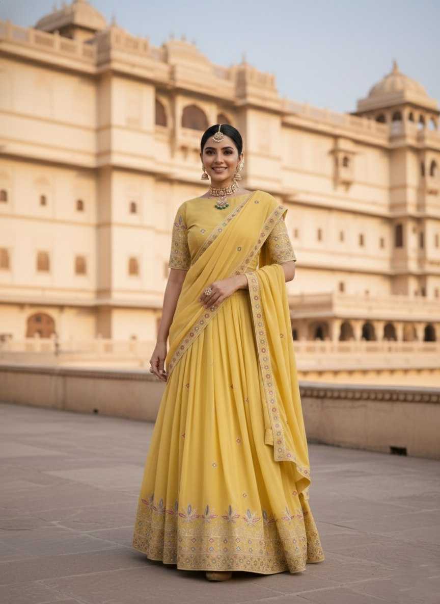 YNF Wholesale Georgette Wedding Lehenga KESH659 Krupa | Surat Manufacturer