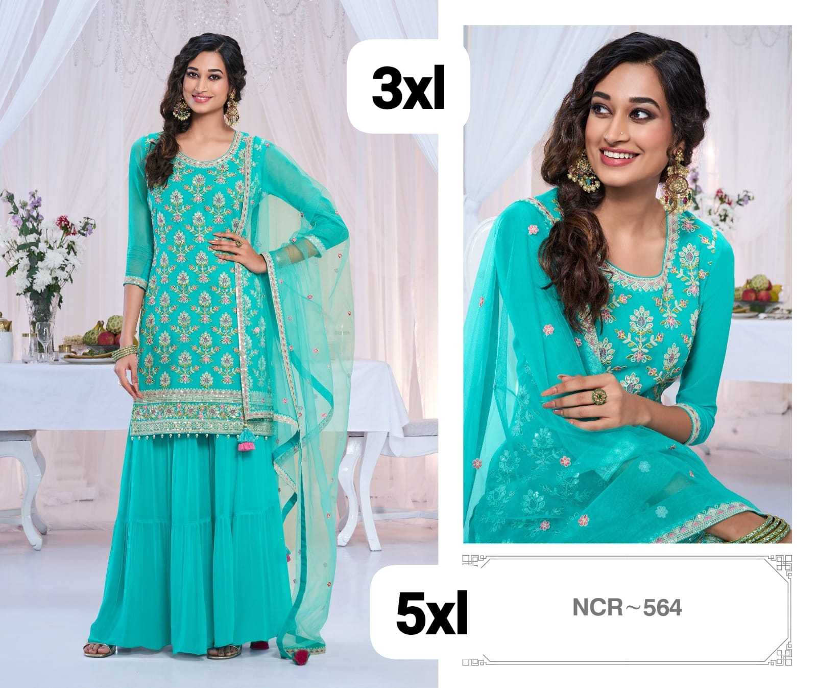 YNF Wholesale Georgette Unstitched Suits KESH677 Shilpa | Surat Manufacturer