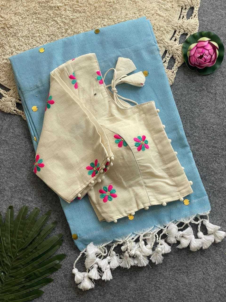 YNF Wholesale Khadi Cotton Branded Sarees RIN216 Divya | Surat Manufacturer