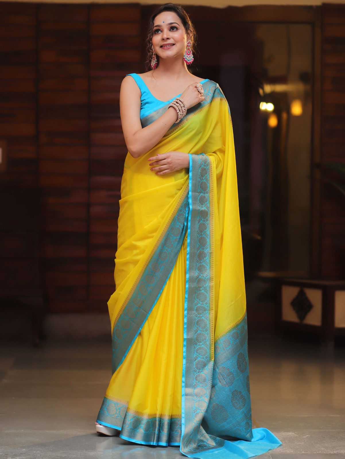YNF Wholesale Nylon Designer Sarees KESH577 939 | Surat Manufacturer