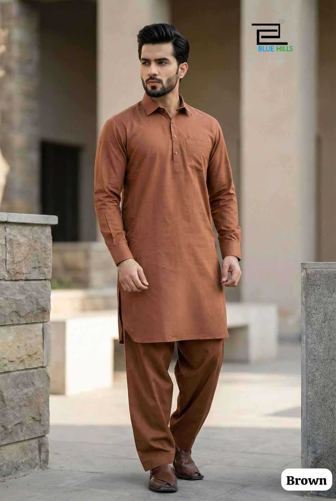 YNF Wholesale Paithani Silk Mens Kurtas KESH530 Pathani vol 1 | Surat Manufacturer