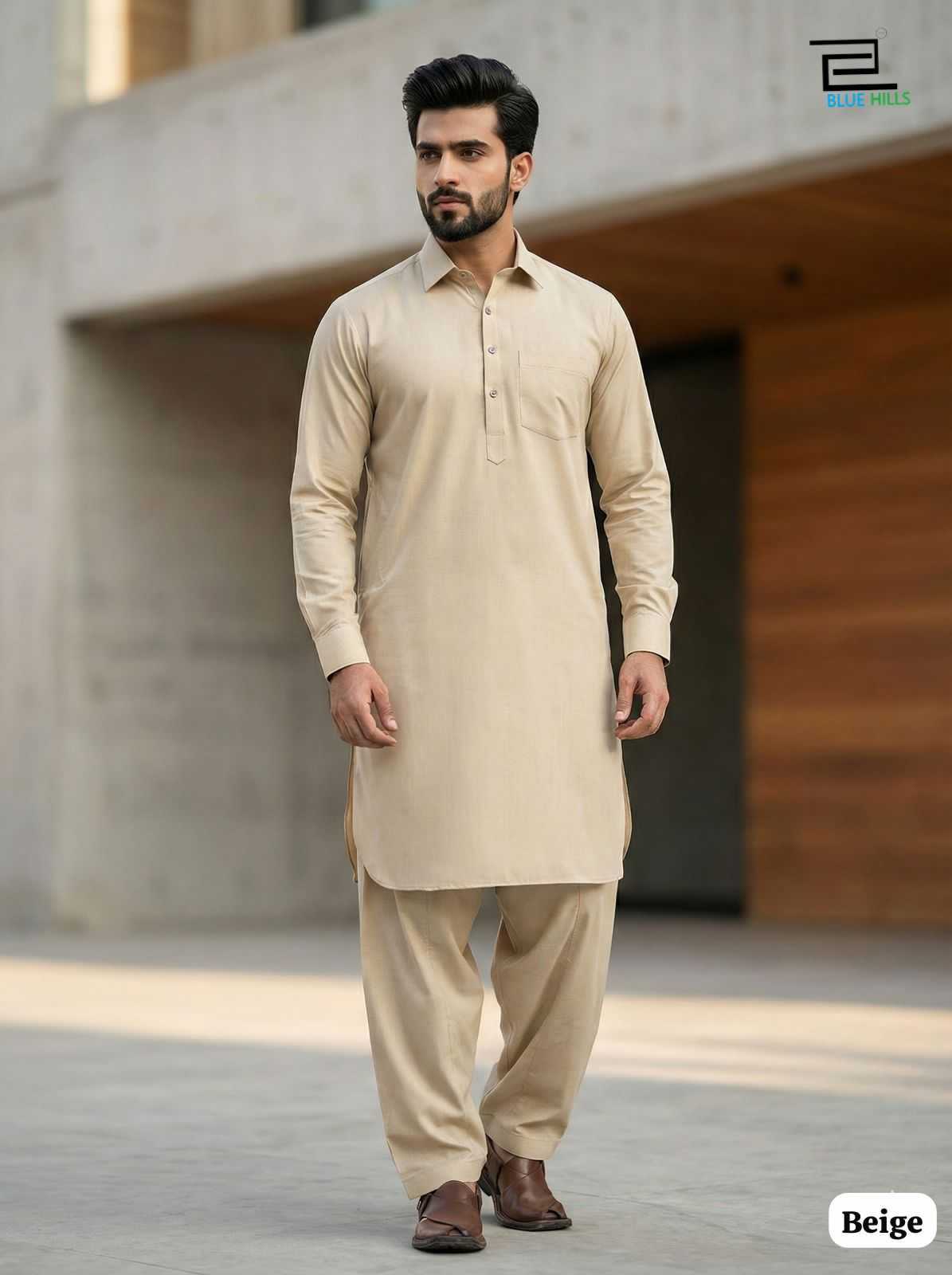 YNF Wholesale Paithani Silk Mens Kurtas KESH530 Pathani vol 1 | Surat Manufacturer