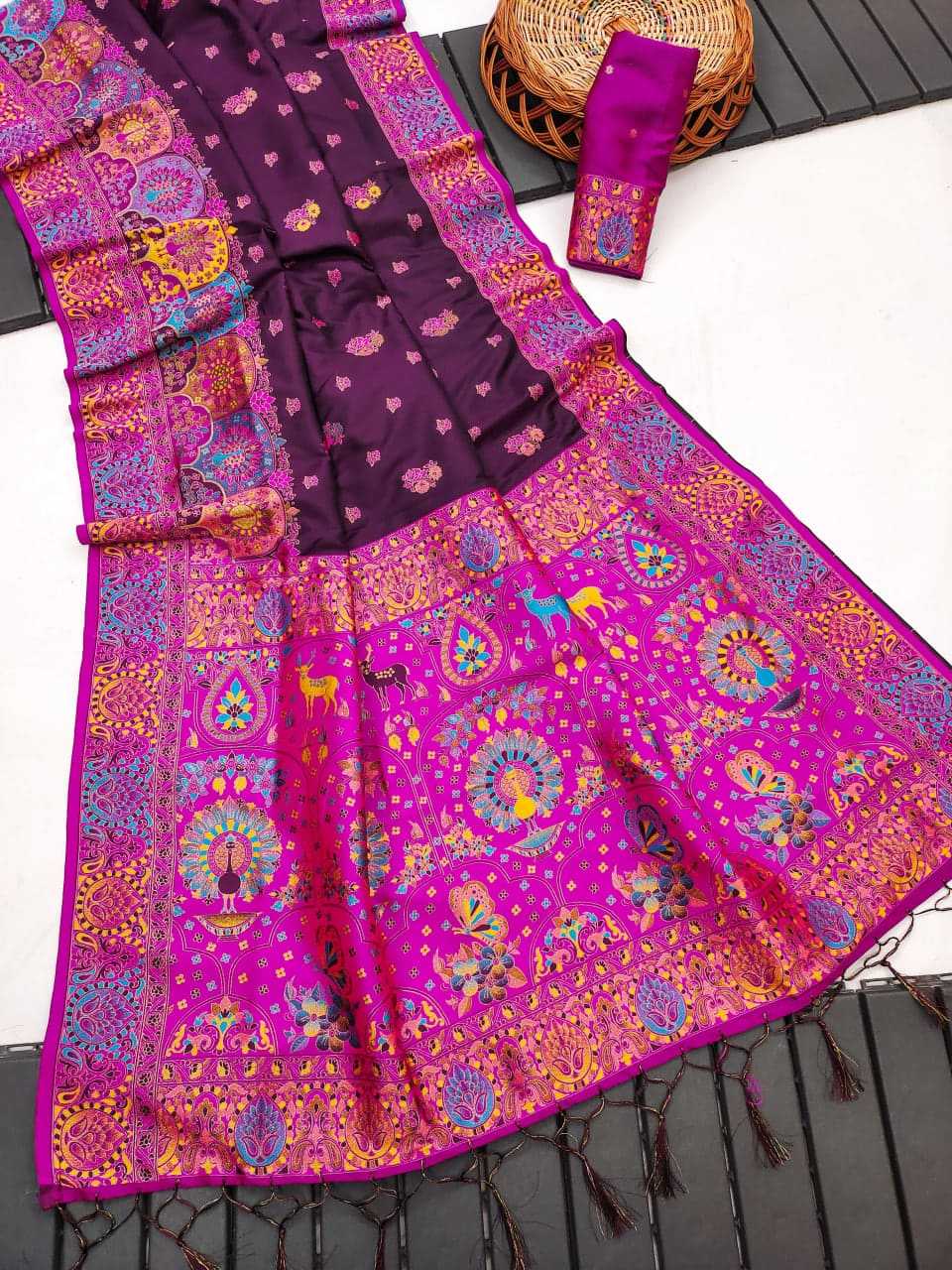 YNF Wholesale Paithani Silk Silk Sarees With Blouse KESH685 119 | Surat Manufacturer