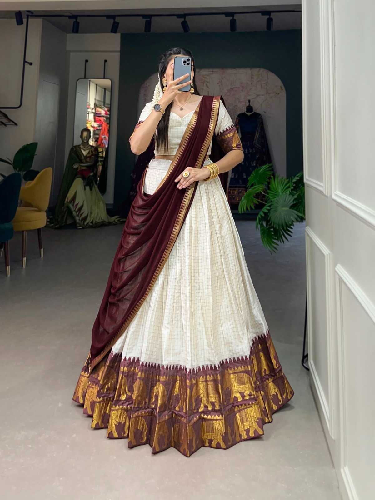 YNF Wholesale Poly Cotton Lehenga With Dupatta KESH668 102 | Surat Manufacturer