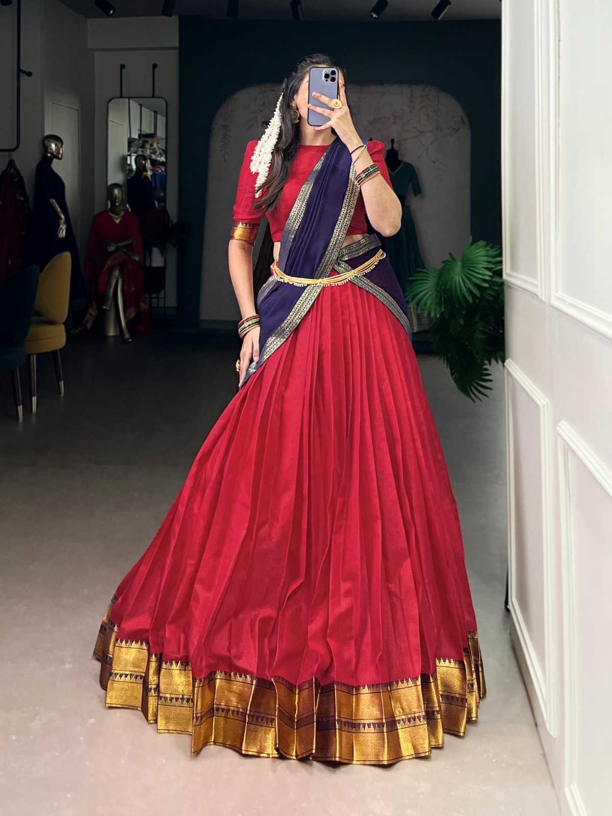 YNF Wholesale Poly Cotton Lehenga With Dupatta KESH668 109 | Surat Manufacturer