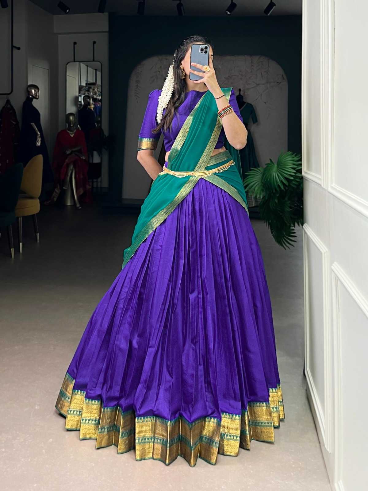 YNF Wholesale Poly Cotton Lehenga With Dupatta KESH668 109 | Surat Manufacturer