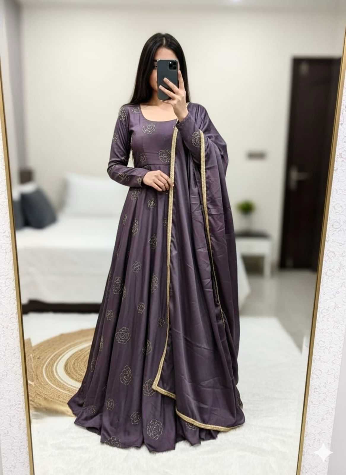 YNF Wholesale Rangoli Silk Silk Gowns KESH599 106 | Surat Manufacturer