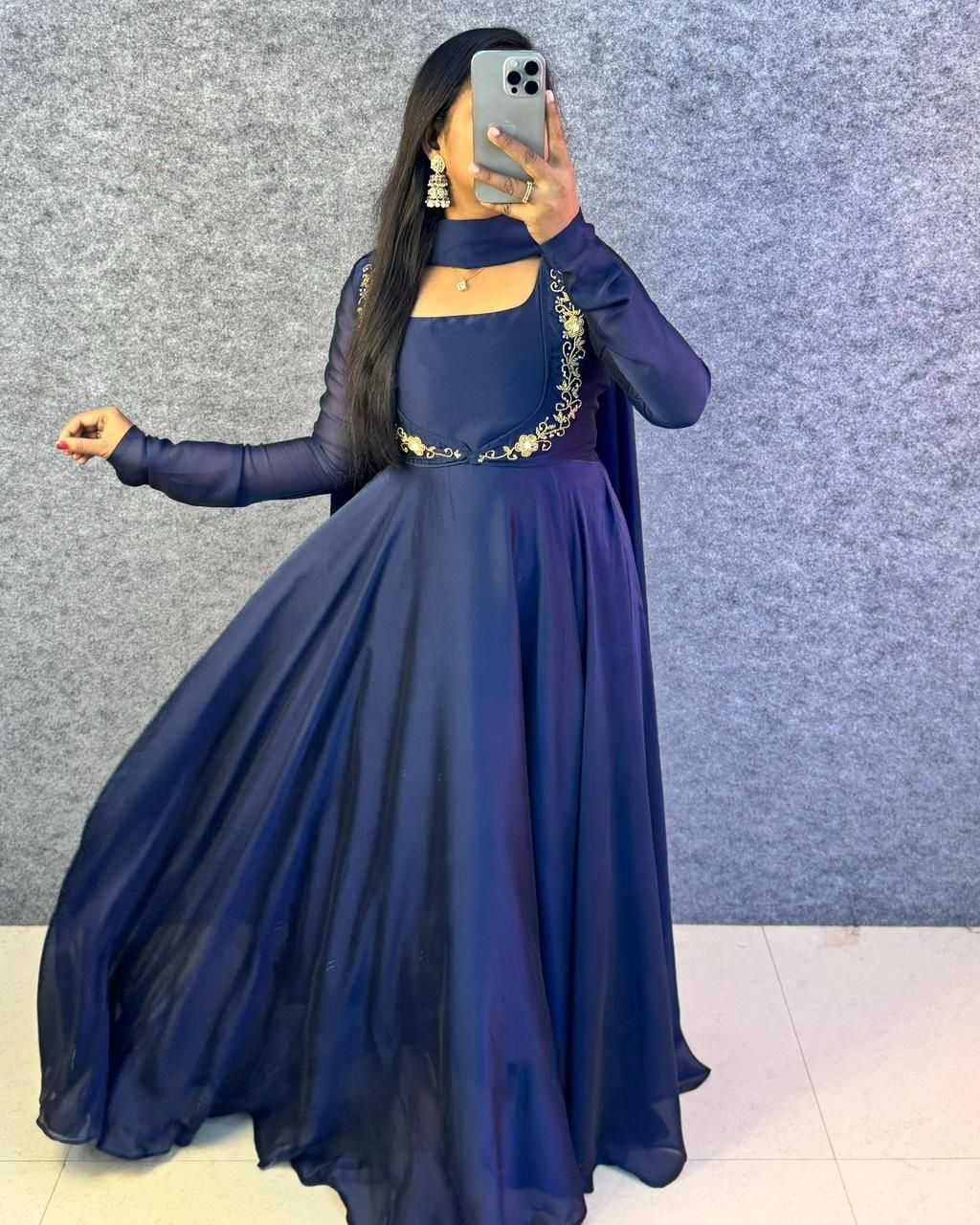 YNF Wholesale Rangoli Silk Party Wear Gowns KESH599 109 | Surat Manufacturer