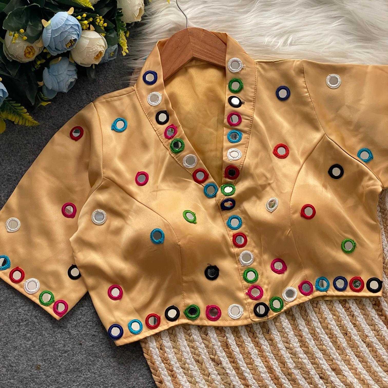 YNF Wholesale Satin Silk Blouse KESH411 SANTARA | Surat Manufacturer
