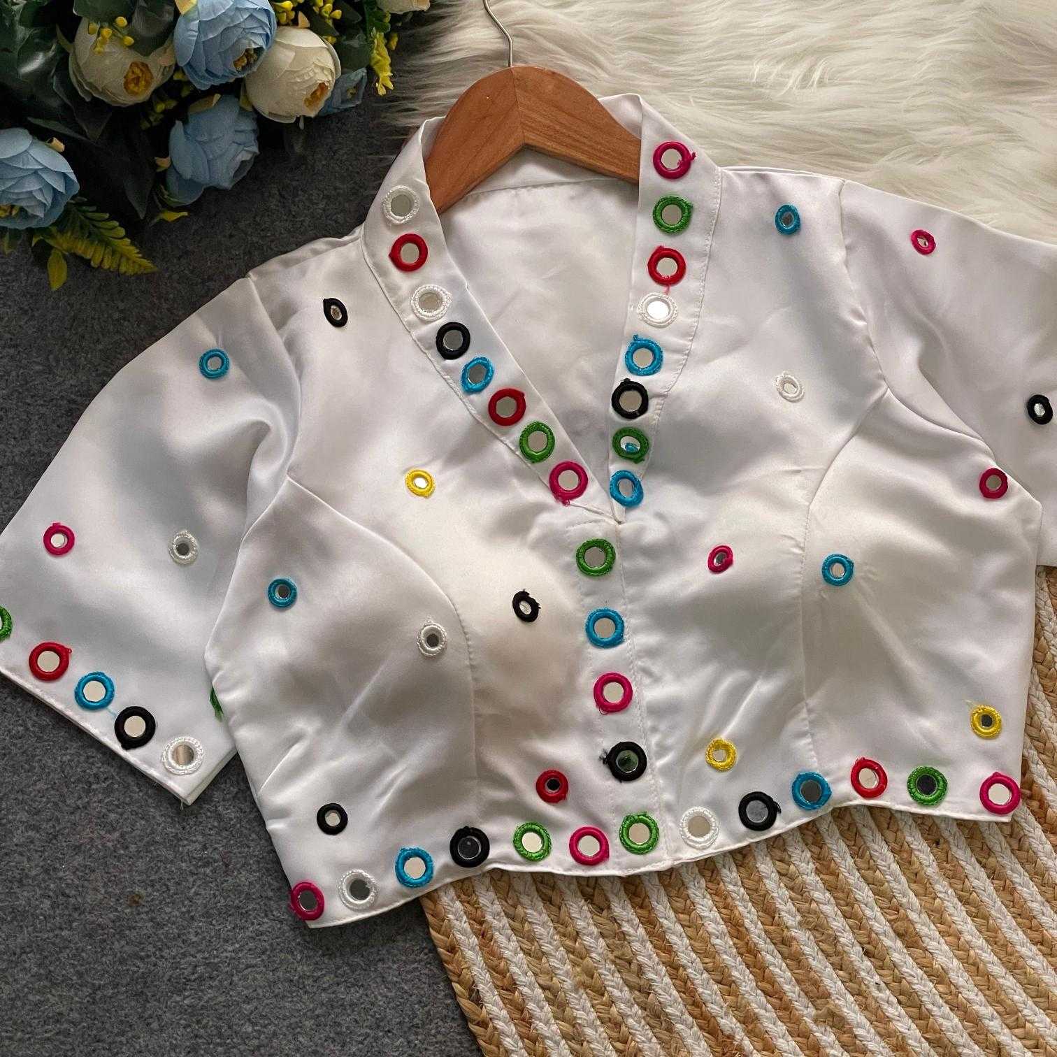 YNF Wholesale Satin Silk Blouse KESH411 SANTARA | Surat Manufacturer