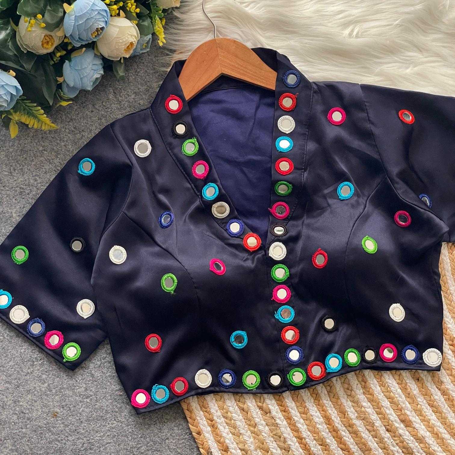 YNF Wholesale Satin Silk Blouse KESH411 SANTARA | Surat Manufacturer
