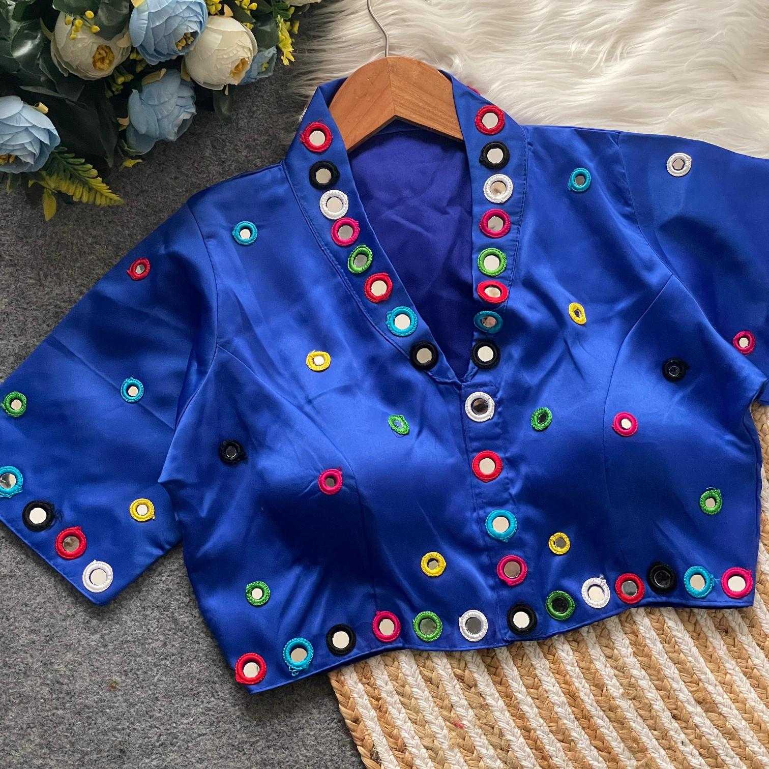 YNF Wholesale Satin Silk Blouse KESH411 SANTARA | Surat Manufacturer